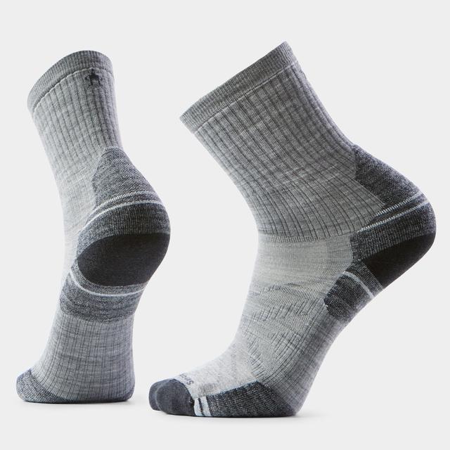 Smartwool Unisex Hike Mid Crew Socks Light Gray