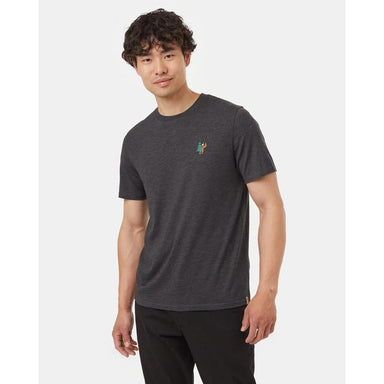 Tentree Sasquatch T-shirt Meteorite Black Heather Rubber
