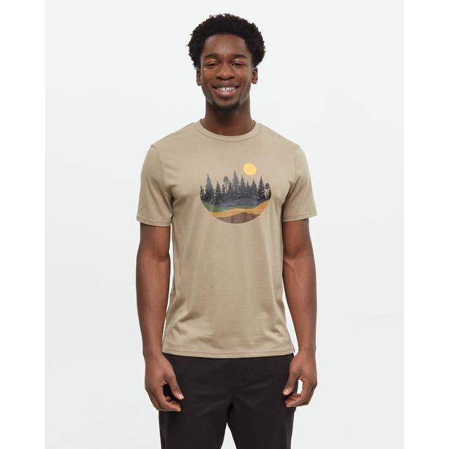 Tentree Love Flourishes T-shirt Khaki Cypress