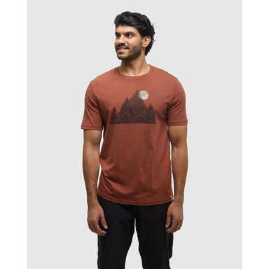 Tentree Peak T-shirt Sequoia Meteorite Black