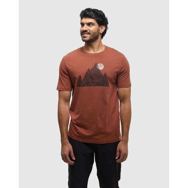 Tentree Peak T-shirt Sequoia Meteorite Black
