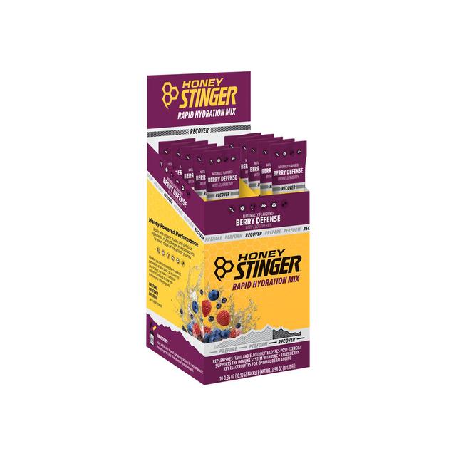 Honey Stinger Recover Rapid Hydration Drink Mix Box Of 10 Purple