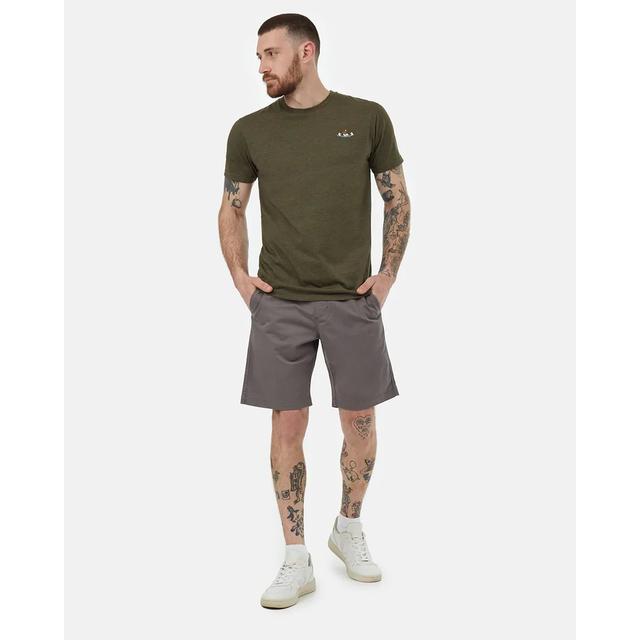 Tentree Sasquatch T-shirt Olive Night Green Heather Rubber