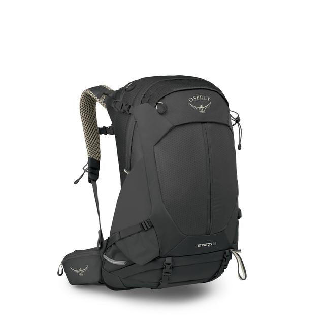 Osprey Packs Stratos 34 Hiking Backpack Raven Black