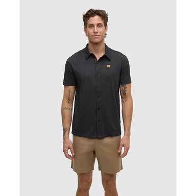 Tentree Hawthorn Shirt Meteorite Black Heather