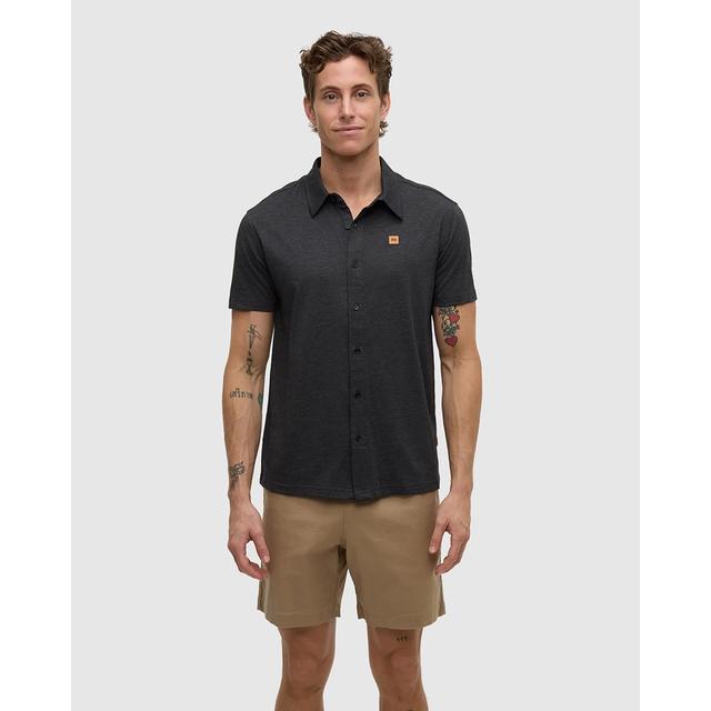 Tentree Hawthorn Shirt Meteorite Black Heather