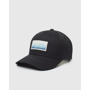 Tentree Juniper Wave Elevation Hat Meteorite Black Blue Falls