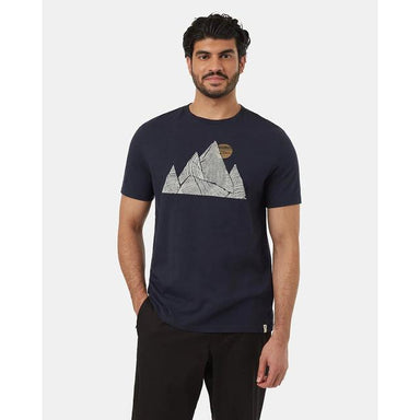 Tentree Peak T-shirt Midnight Blue Sugar Pine