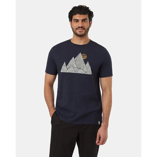 Tentree Peak T-shirt Midnight Blue Sugar Pine