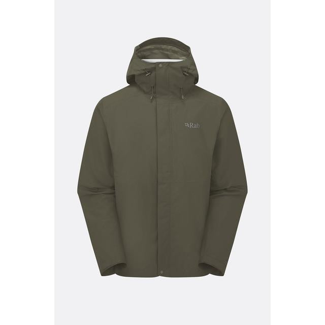 Rab Downpour Waterproof Jacket Army
