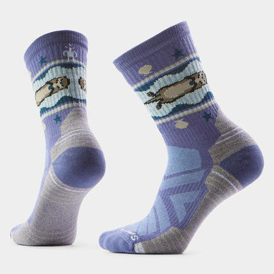 Smartwool Hike Otter Float Crew Socks Nightfall Blue