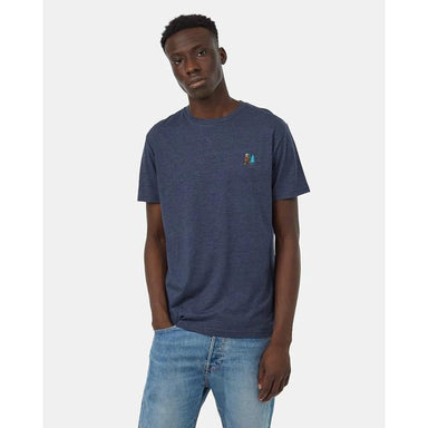 Tentree Sasquatch T-shirt Dress Blue Heather Rubber