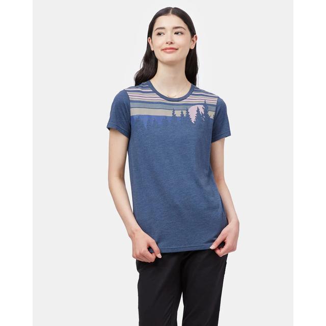 Tentree W Retro Juniper T-shirt Dress Blue Heather