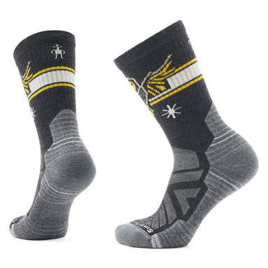 Smartwool Hike Hoo Who Crew Socks Charcoal