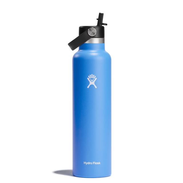 Hydro Flask 24 Oz Standard Mouth With Flex Straw Cap Cascade