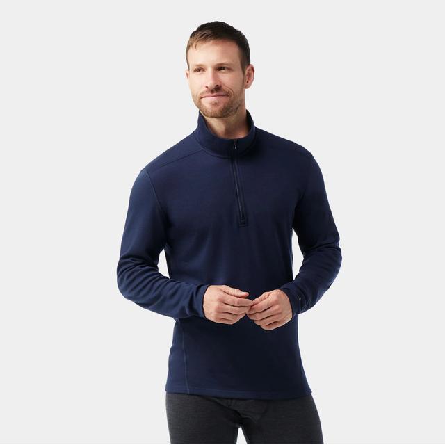 Smartwool Classic Thermal Merino Base Layer 1/4 Zippers Top Deep Navy