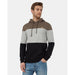 Tentree Treefleece Blocked Reynard Hoodie Falcon Hi Rise Grey Heather Meteorite Black