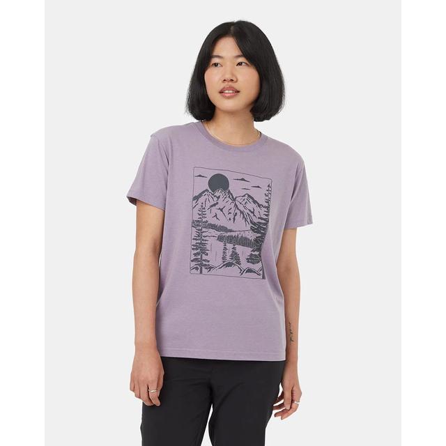 Tentree Mountain Air T-shirt Purple Ash Graphite