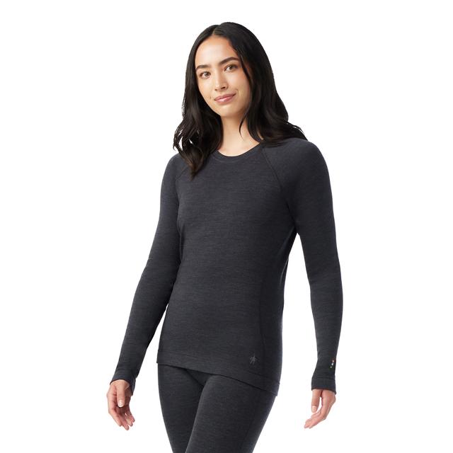 Smartwool Classic Thermal Merino Base Layer Crew Charcoal Heather