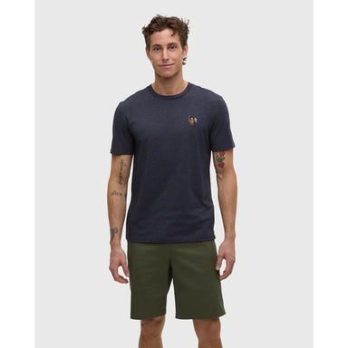 Tentree M Sasquatch T-shirt Midnight Blue Heather Fishing