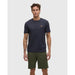 Tentree M Sasquatch T-shirt Midnight Blue Heather Fishing