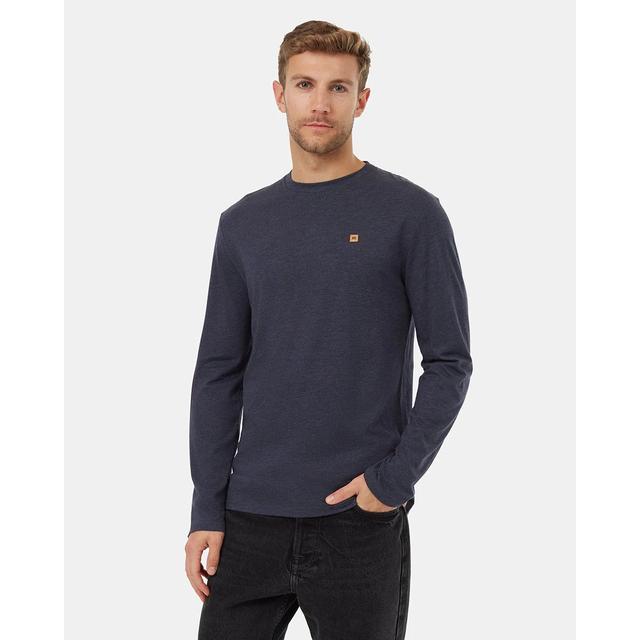 Tentree Treeblend Baker Longsleeve Midnight Blue Heather