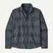 Patagonia L/s Lw Fjord Flannel Shirt Paw: Smolder Blue