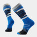 Smartwool Unisex Ski Midnight Ski Pattern Over The Calf Socks Laguna Blue