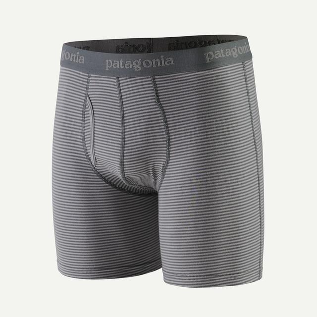 Patagonia Essential Boxer Briefs - 6 In. Fathom: Forge Grey