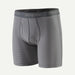 Patagonia Essential Boxer Briefs - 6 In. Fathom: Forge Grey