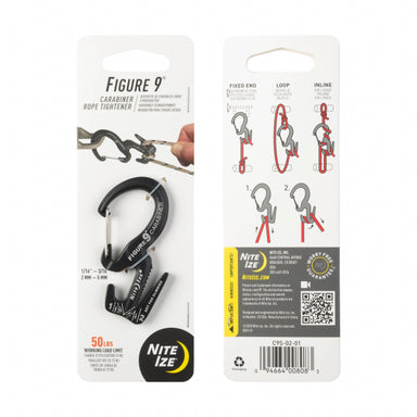 caras gear Figure 9 Carabiner Rope Tightener– Gear For Adventure