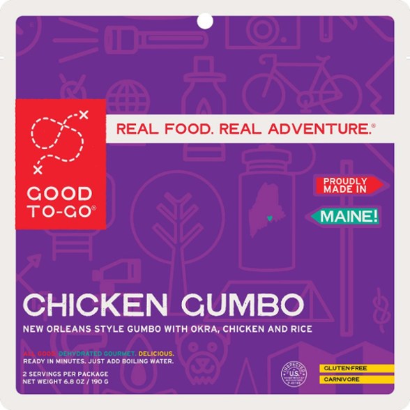 Good To Go Chicken Gumbo 2 Servings - Gear For Adventure