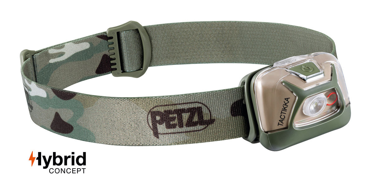 Petzl Tactikka Headlamp | 300 Lumens Camo | Gear For Adventure