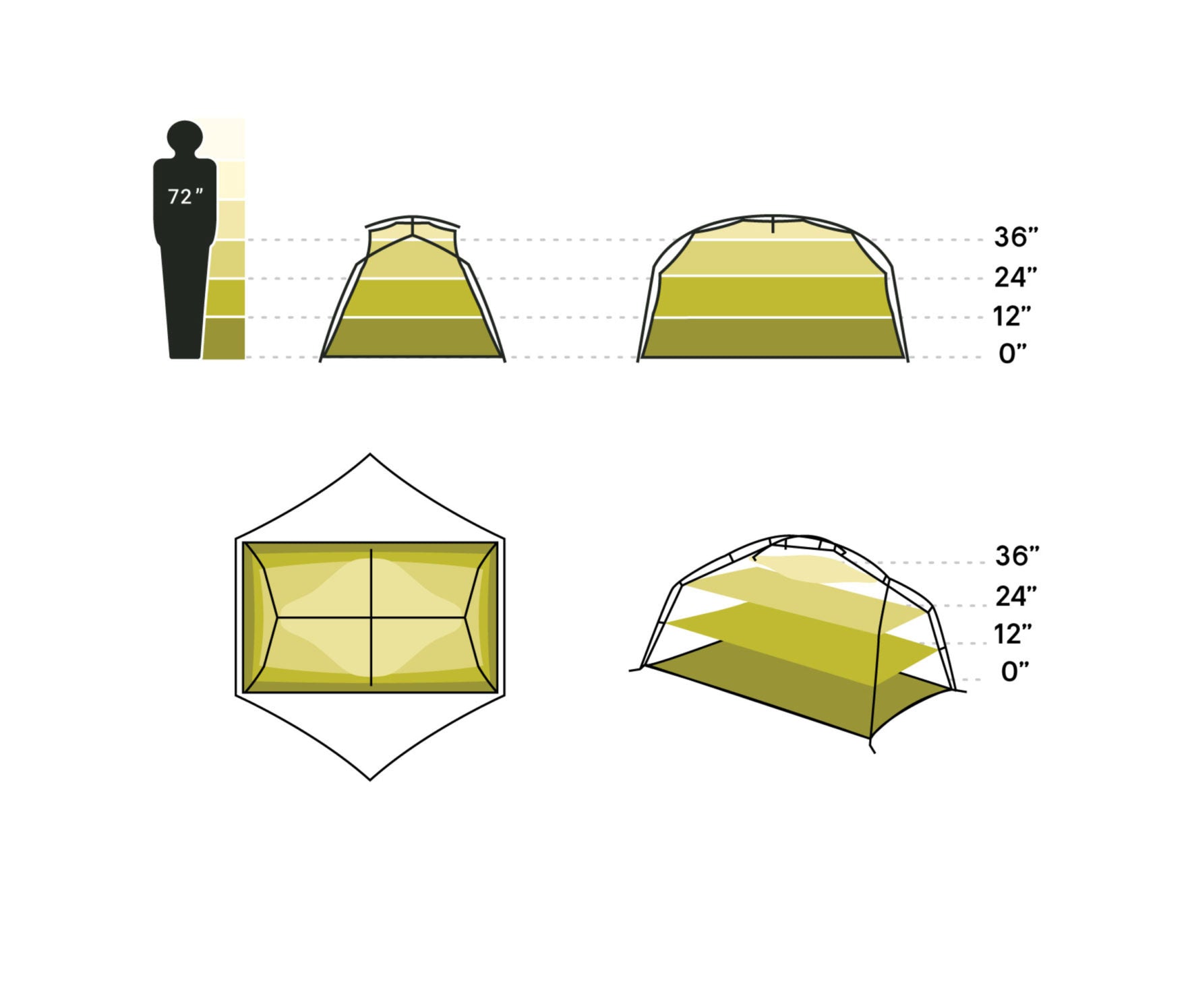 nemo aurora 2-person tent Nemo Aurora 2 Person Tent w/ Footprint– Gear For Adventure