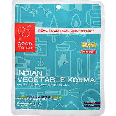 Good To Go Indian Vegetable Korma 1 Serving - Gear For Adventure