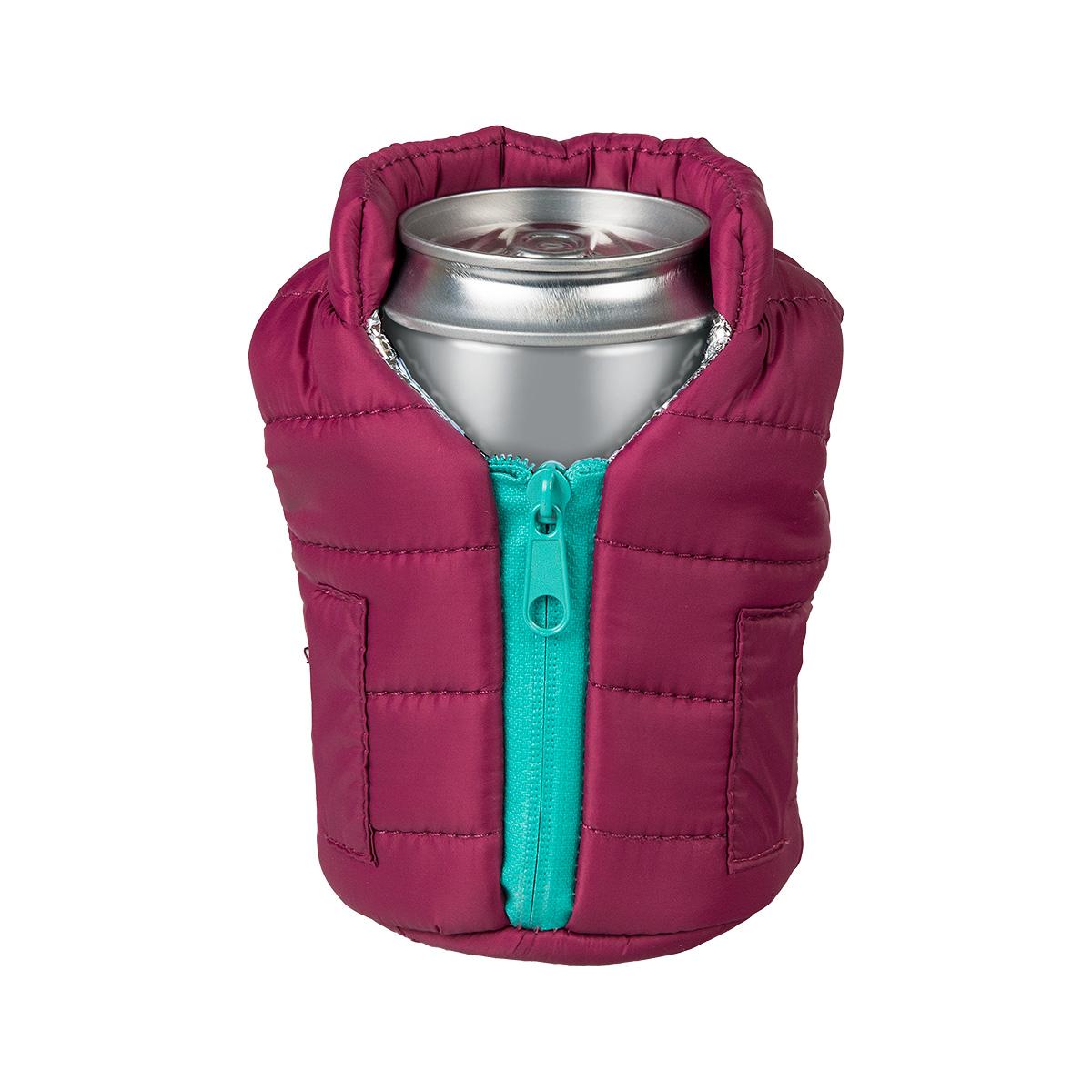 Life Jacket Beer Can Koozie 2 pack Drink Cooler Beverage Life Vest