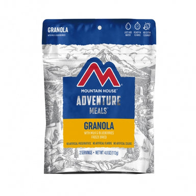 Mountain House Granola w/Blueberries & Milk Clean Label - Gear For Adventure