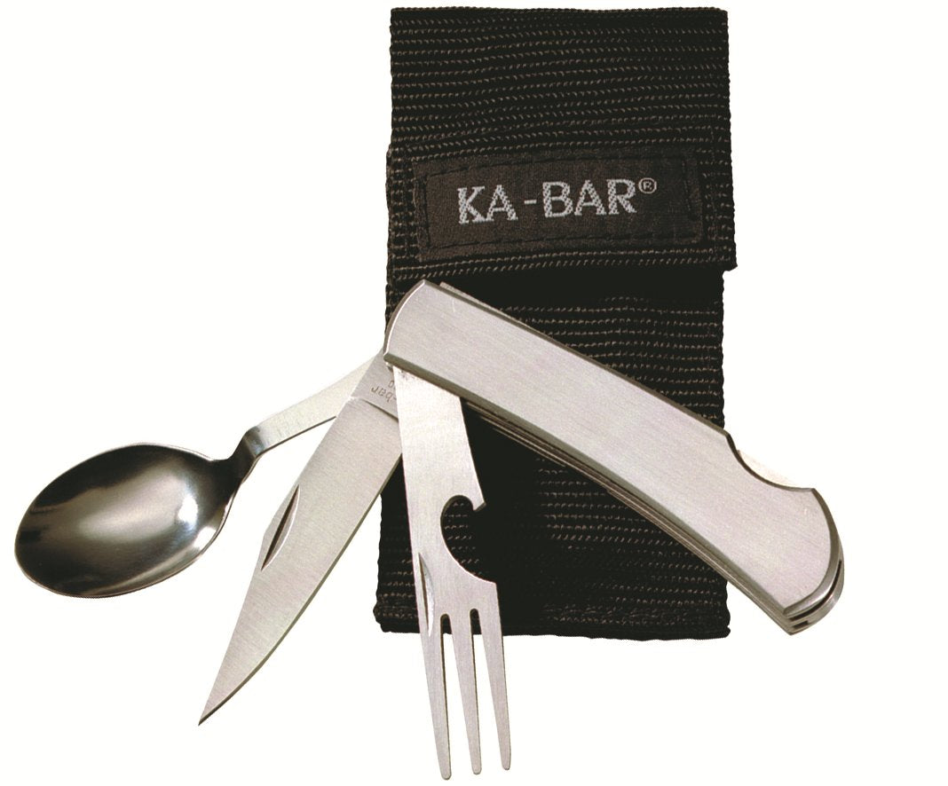 KABAR Hobo Stainless Cutlery - Gear For Adventure
