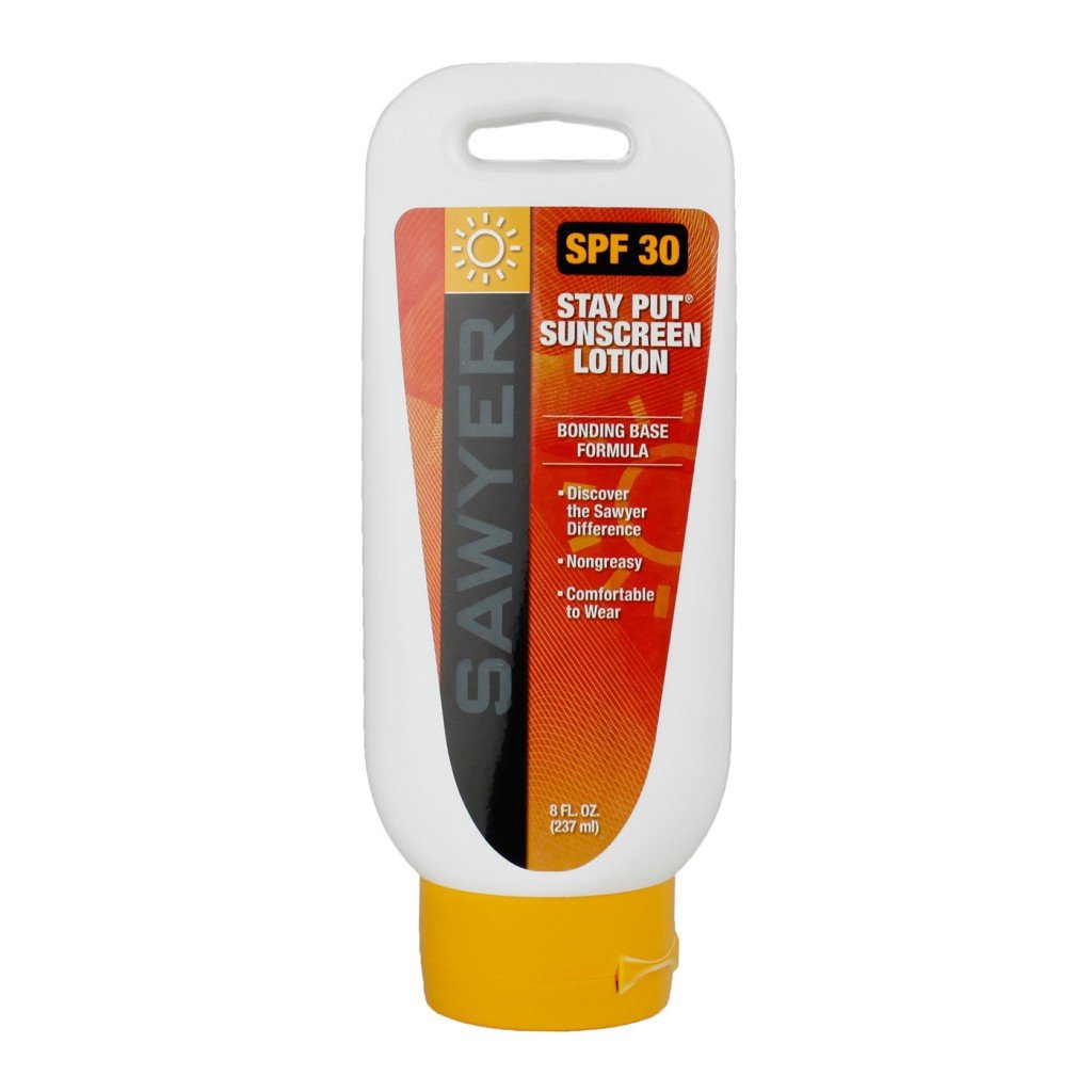 Sawyer Stay Put System SPF 30 Sunscreen 8 oz - Gear For Adventure